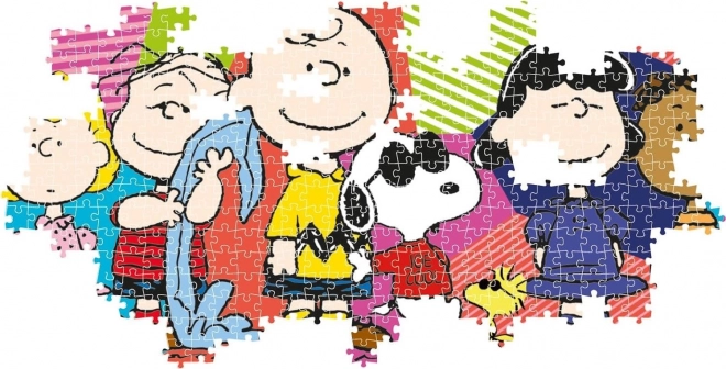 Puzzle 1000 pièces Panorama Peanuts