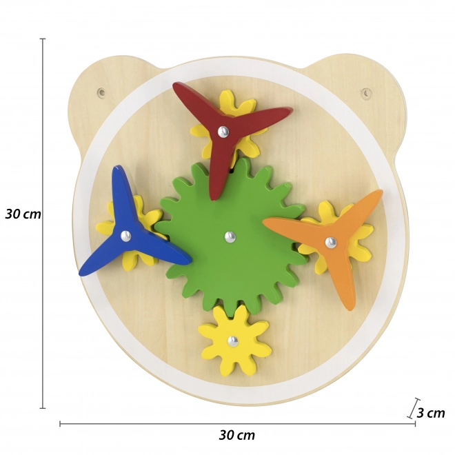 Jeu mural en bois