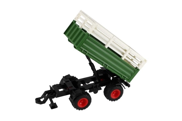 Tracteur ZETOR pour enfants à télécommande avec remorque, lumières et sons, 42 cm