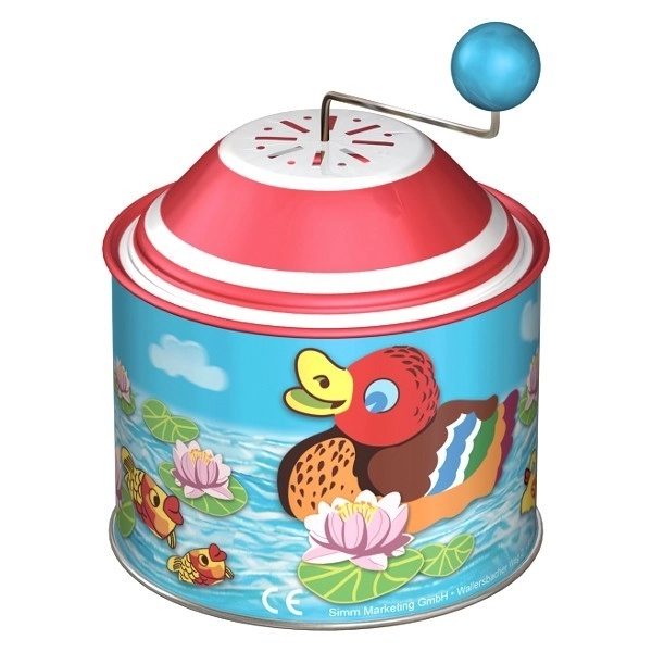 Boîte à musique Lena avec motif de canards