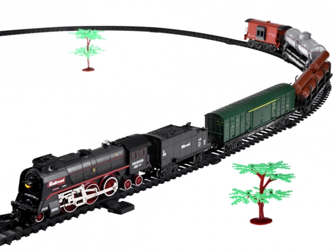 Train électrique 185x99cm la fumée s'évapore effet sonore RC0622