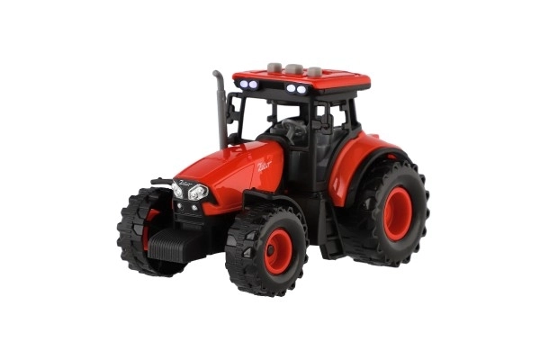 Tracteur Zetor avec remorque avec effets lumineux et sonores - 36 cm