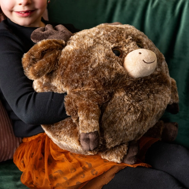 Coussin Peluche Chauffant Renne 3-en-1 Cozy Noxxiez