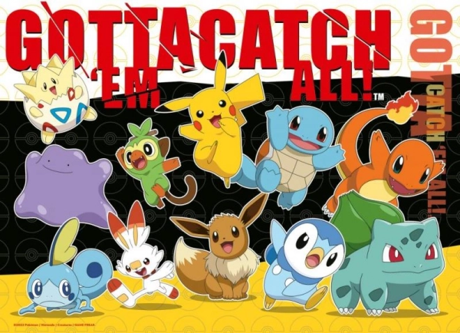 Puzzle Pokémon 4x100 pièces
