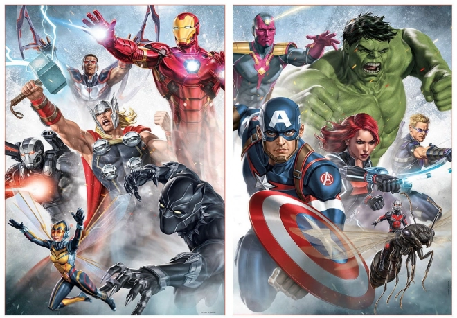Educa Puzzle Avengers 2x500 pièces