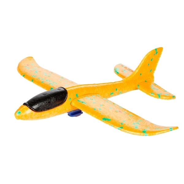 Avion en mousse à lancé automatique avec pistolet