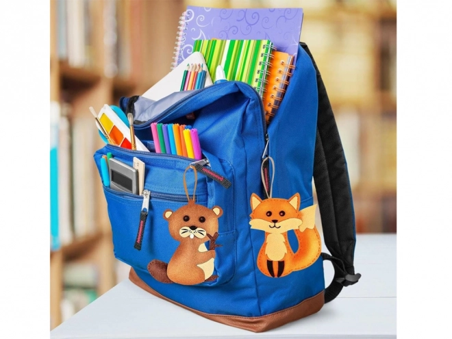 Ensemble créatif pour fabriquer des animaux de la forêt en feutre