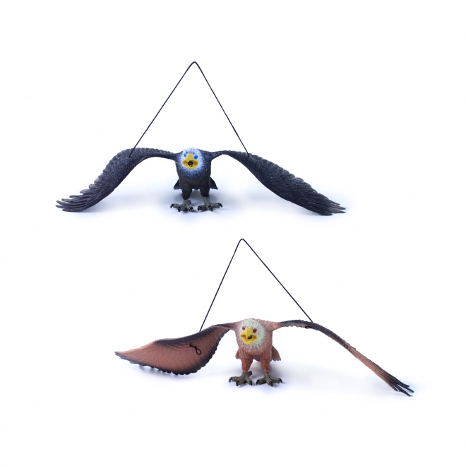 Figurines en plastique Aigle et Chouette avec son