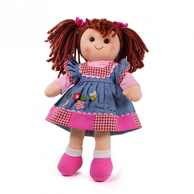 Poupée en tissu Melody de Bigjigs Toys 34 cm