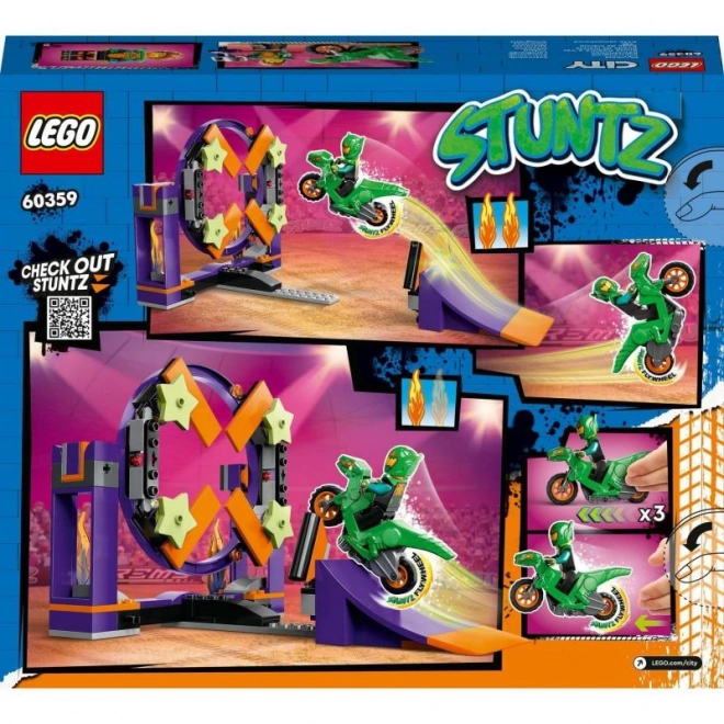Défi cascade avec rampe et cerceau LEGO City Stuntz