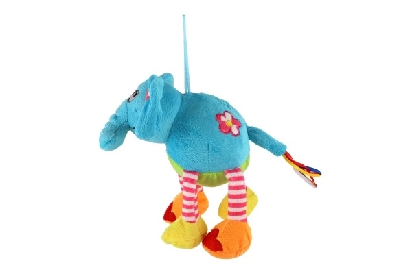 Éléphant en peluche coloré