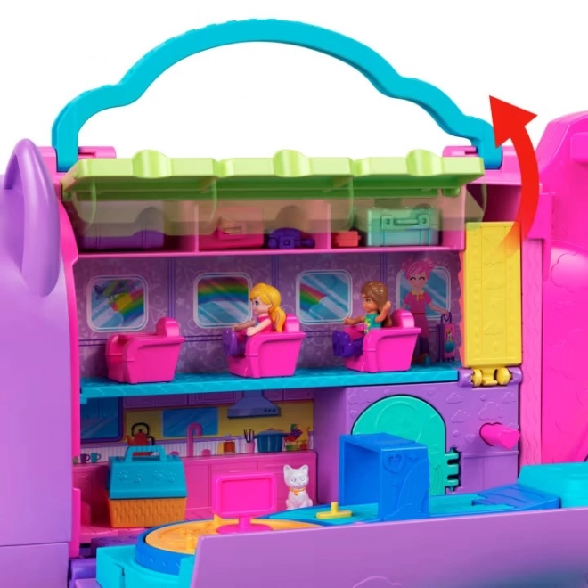 Polly Pocket Avion des Aventures Félin