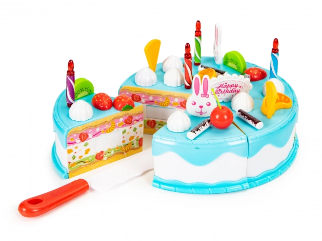 Ensemble pour découper le gâteau d'anniversaire 76 pièces