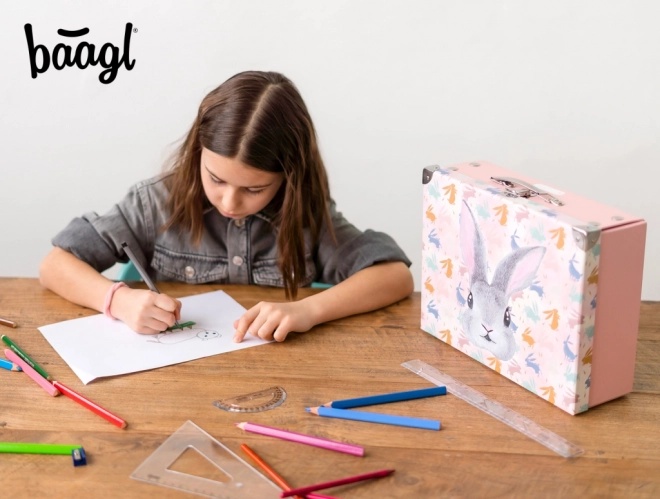 Valise scolaire pliante BAAGL Bunny avec ferrures