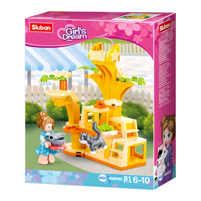 Sluban Girls Dream M38-B0970D Terrain d'entraînement pour chats