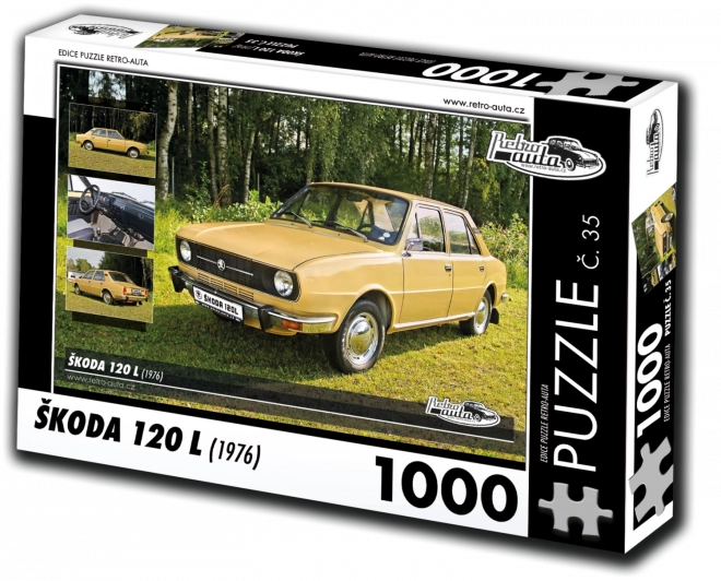 Puzzle Voitures rétro Škoda 120 L (1976) – 1000 pièces