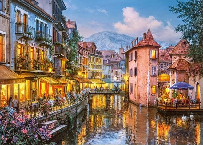 Cherry Pazzi puzzle Soir à Annecy 1000 pièces