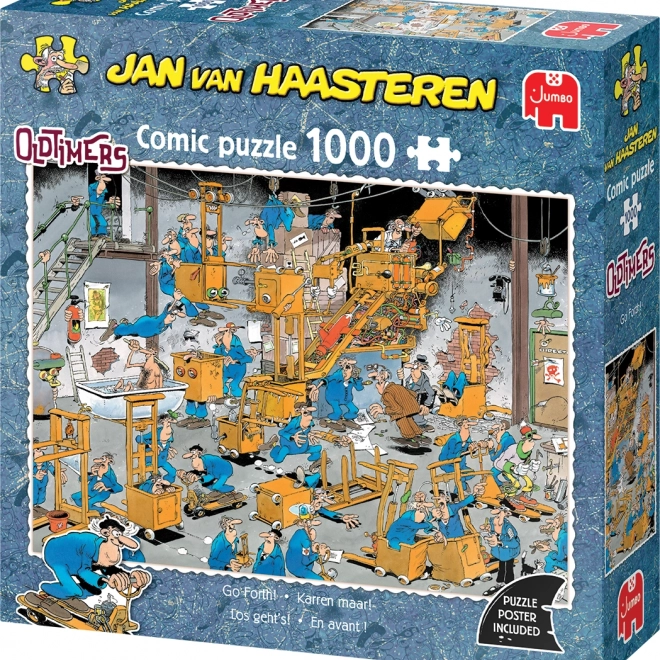 Puzzle JUMBO : Oldtimery - En avant ! 1000 pièces