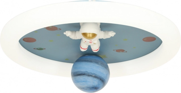 Plafonnier LED dimmable pour chambre d'enfant avec astronaute