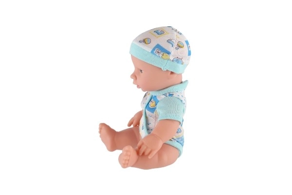 Bébé/bébé corps rigide plastique 25 cm à pile avec son 3 types dans une pochette plastique 13x28x7cm