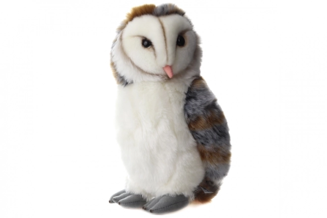 Chouette Effraie en Peluche 27 cm