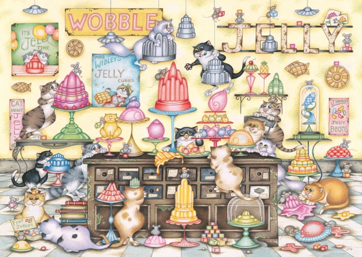 Puzzle Ravensburger La boutique des chats 1000 pièces