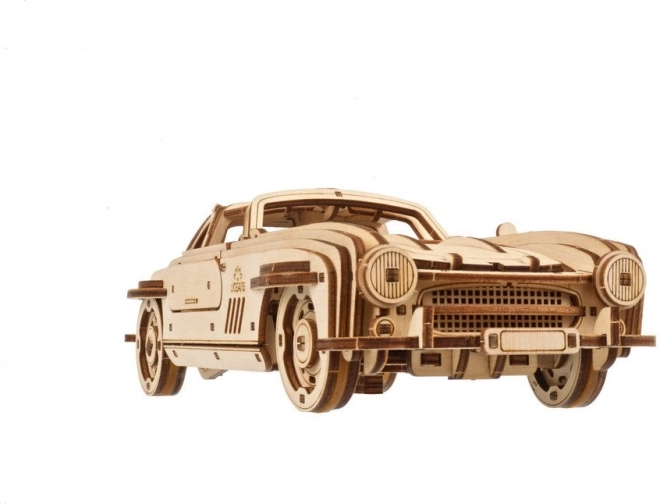 Puzzle mécanique en bois 3D Ugears Coupé Sport à Ailes
