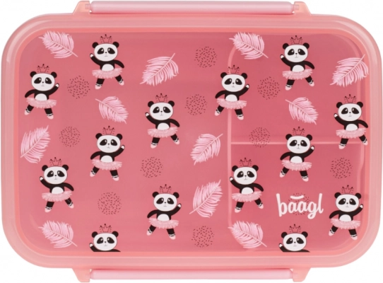 Boîte à goûter Baagl avec compartiments Panda