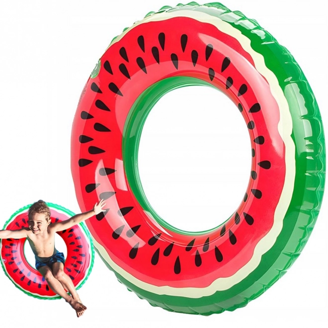 Bouée de piscine gonflable en forme de pastèque 70 cm