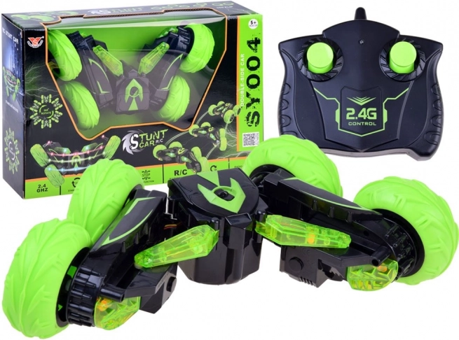 Voiture cascade télécommandée 2,4 GHz – verte – Vert