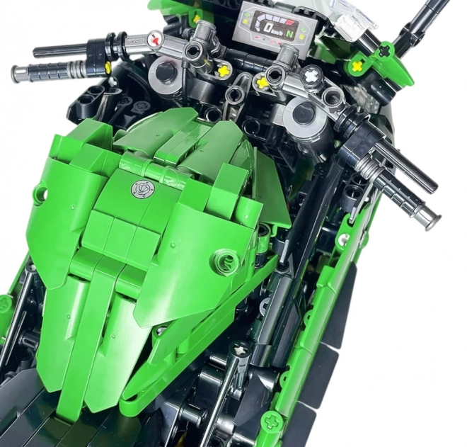 Kit de Construction Moto Sportive verte 2304 pièces
