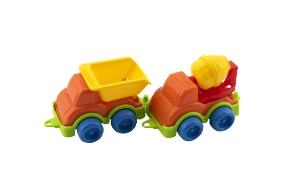 Véhicule miniature en plastique 10-12cm à roue libre, mélange de types