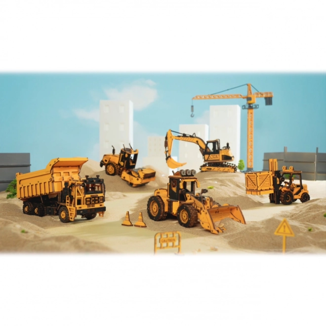 Puzzle 3D en bois RoboTime - Pelle