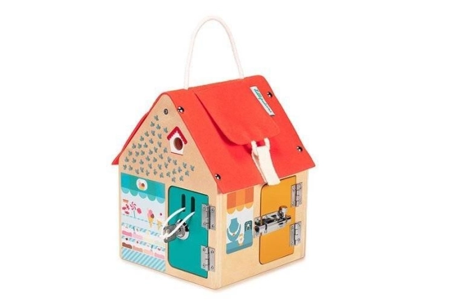 Lilliputiens – maison en bois avec verrous