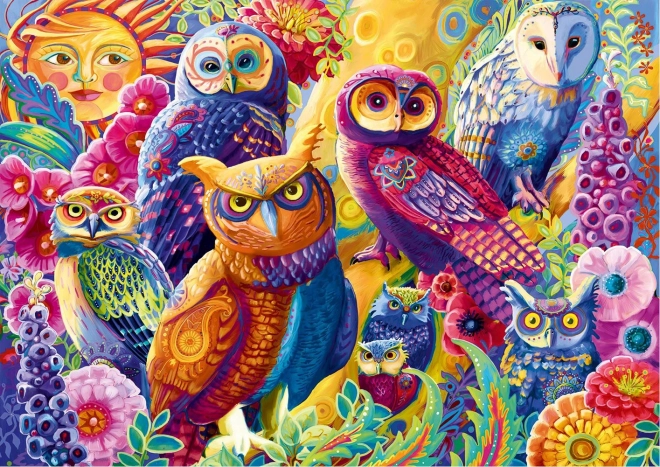 Puzzle Autonomie des Chouettes 2000 pièces