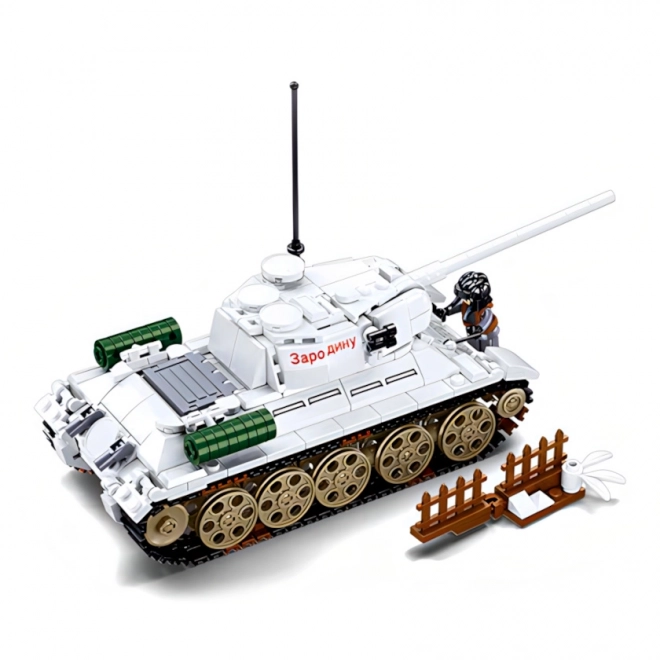 Sluban Bataille de Budapest M38-B0978 Char blanc T-34/85