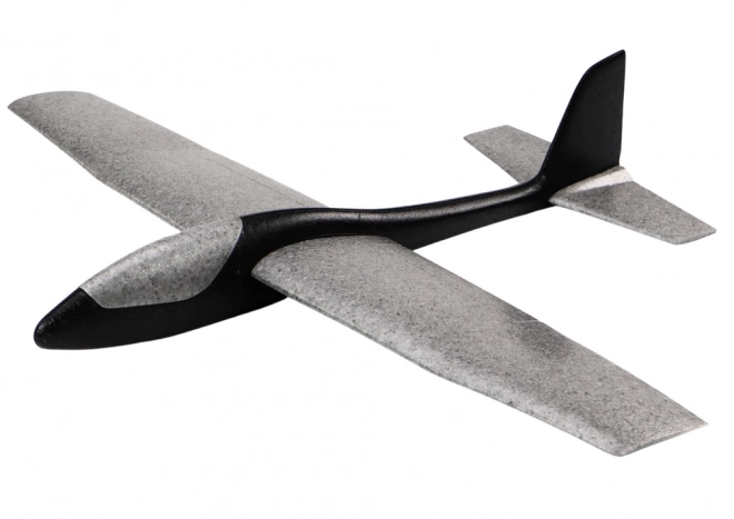 Grand Avion en Mousse Noire en Polystyrène 68 cm
