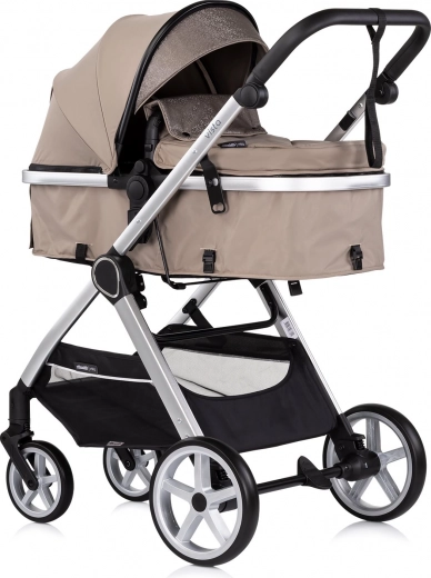 Poussette combinée 2-en-1 Chipolino Vista – Tiramisu