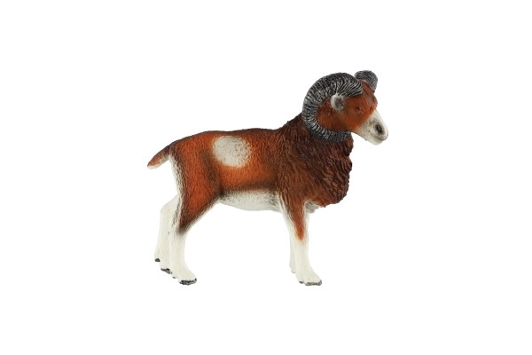 Mouflon européen figurine plastique 8cm en sachet