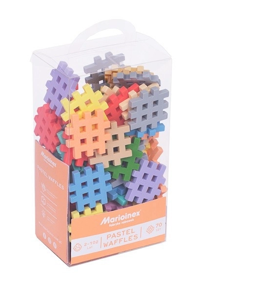 Mini Waffle Pastel 70 pcs