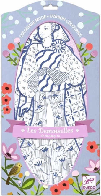 DJECO Coloriages de mode Laura et amis