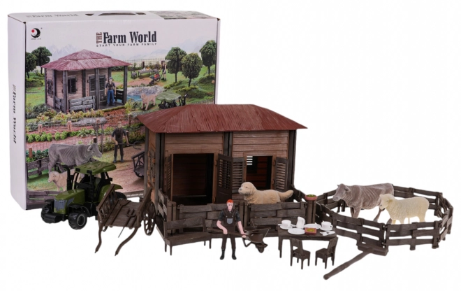 Ferme avec tracteur + accessoires