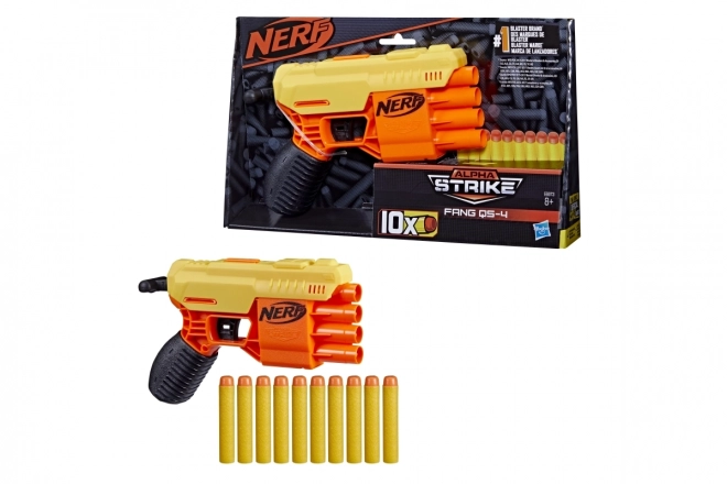 NERF Alpha strike fang QS4 Jaune