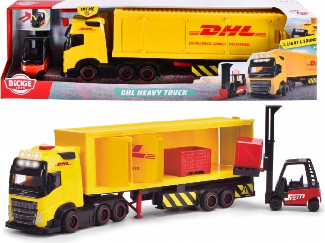 camion avec remorque DHL 35 cm de Dickie Toys