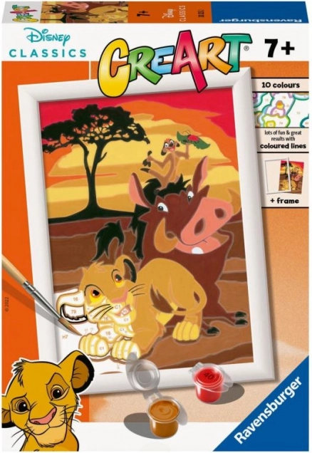 CreArt Disney : Le Roi Lion – peinture par numéros