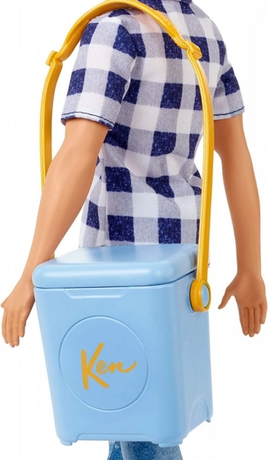 Poupée Barbie Camping Ken avec accessoires
