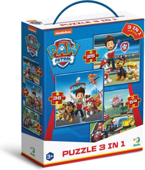 Puzzle Pat' Patrouille : Prêts pour l’action 3-en-1