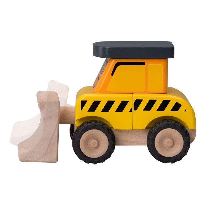 Mini bulldozer en bois Wonderworld
