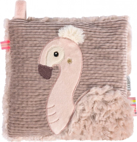 Coussin chauffant en peluche flamant rose Pink