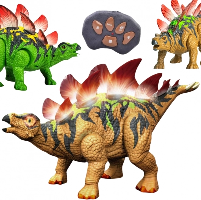 Woopie Dinosaurus télécommandé RC Robot Stégosaure